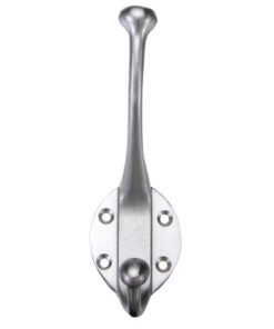 Hat & Coat Hook, Satin Chrome -