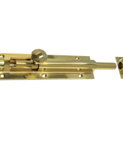 Architectural Heavy Duty Barrel Bolt (8, 12, 18, 24 OR 36 Inch), Polished Brass
