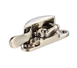 Narrow Style Locking Fitch Fastener, PVD Stainless Nickel -