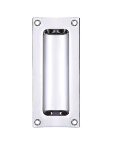 Rectangular Flush Pull - 102mm x 45mm - Polished Chrome