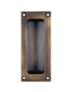 Rectangular Flush Pull, Florentine Bronze