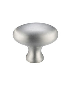 Oval Cupboard Knobs (32mm OR 38mm), Satin Chrome