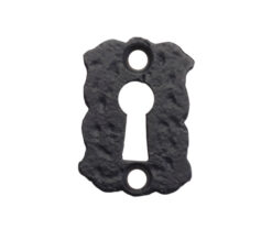 Floral Escutcheon, Black Antique
