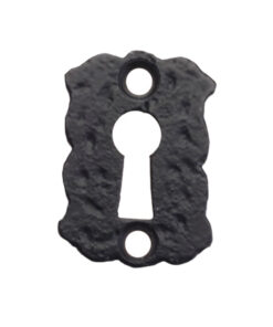 Floral Escutcheon, Black Antique