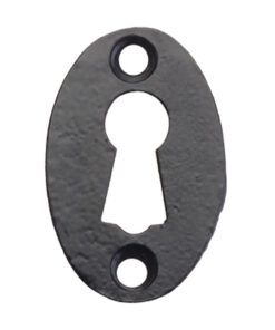 Oval Escutcheon, Black Antique