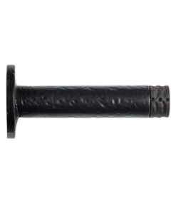 Cylinder Door Stop With Rose (90mm), Black Antique