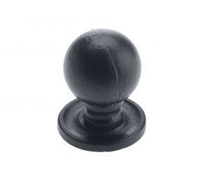 Round Cupboard Knob (36.5mm), Black Antique
