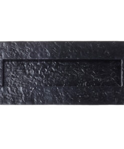Zoo Hardware Traditional Plain Letter Plate (274mm x 107mm) - Black Antique