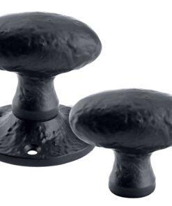 Oval Rim Knob, Black Antique (sold in pairs)