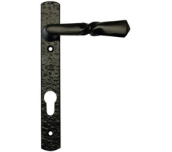 Narrow Plate Multi-Point Handle (92mm c/c), Black Antique (sold in pairs)