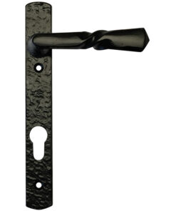 Narrow Plate Multi-Point Handle (92mm c/c), Black Antique  (sold in pairs)