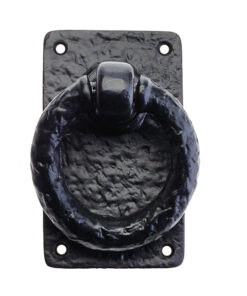 Ring Handle (76mm x 127mm), Black Antique