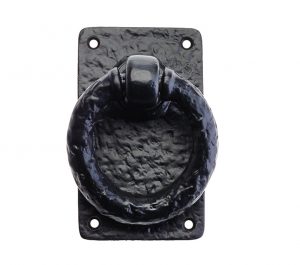 Ring Handle (76mm x 127mm), Black Antique