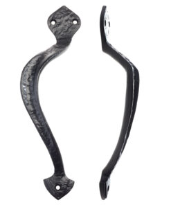 Off-Centre Pull Handle (Left OR Right Handed), Black Antique