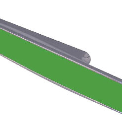 Jedo Collection Chameleon 1 Cabinet Pull Handles (96mm C/C), Bright Green