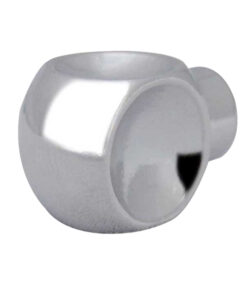 Cubo Cabinet Knob (12mm Diameter), Polished Chrome