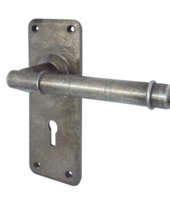 Handforged Belfry Door Handles, Pewter (sold in pairs)