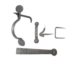 Handforged Suffolk Thumb Door/Gate Latch, Pewter Finish