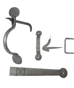 Handforged Suffolk Thumb Door/Gate Latch, Pewter Finish