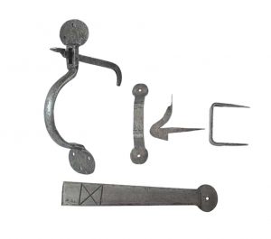 Handforged Suffolk Thumb Door/Gate Latch, Pewter Finish