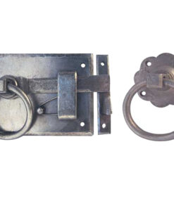 Handforged Gate Latch, Pewter Finish