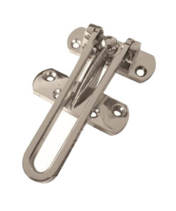 Security Door Guard, Satin Nickel