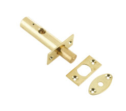 Frelan Hardware Mortice Rack Bolt - 28mm Backset - Polished Brass