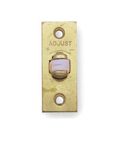 Adjustable Rollerbolt Catch With Nylon Roller, Electro Brass