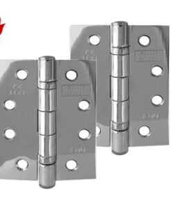 4 Inch Ball Bearing Hinges, Polished Chrome