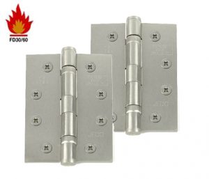 4 Inch Ball Bearing Hinges, Satin Nickel