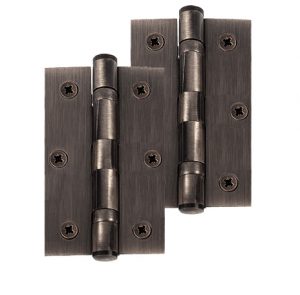 3 Inch Ball Bearing Hinges, Bronze (sold in pairs)