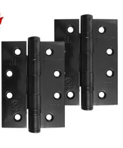 4 Inch Fire Rated Stainless Steel Ball Bearing Hinges, Black Finish