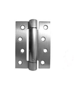 4 Inch Door Closer Set Spring Hinge, Satin Chrome (sold in packs of 3)