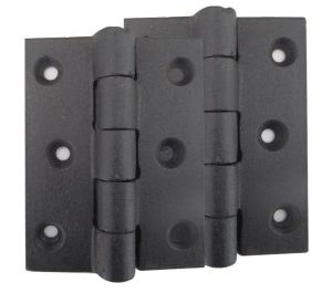3 Inch Butt Hinges, Black Finish (sold in pairs)
