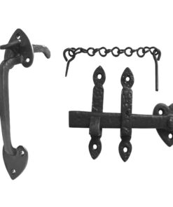 Gate Thumb Latch (203mm), Black Antique