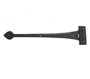 Arrow Head Working Hinges (430mm), Black Antique (sold in pairs)