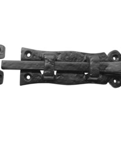 Straight Barrel Bolt (125mm), Black Antique