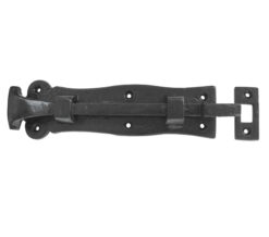 Necked Barrel Bolt (200mm), Black Antique