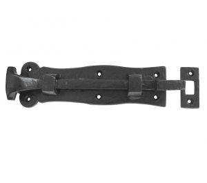 Necked Barrel Bolt (200mm), Black Antique