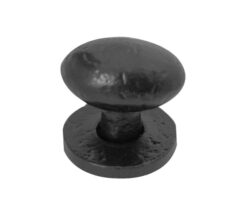 Oval Cupboard Knob (40mm x 30mm), Black Antique