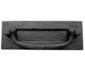 Postal Door Knocker (310mm x 105mm), Black Antique