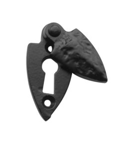 Shielded Covered Standard Profile Escutcheon, Black Antique