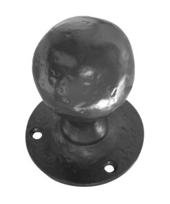 Ball Shape Mortice Door Knob, Black Antique (sold in pairs)
