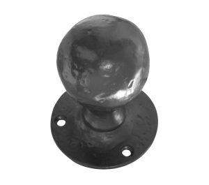 Ball Shape Mortice Door Knob, Black Antique (sold in pairs)