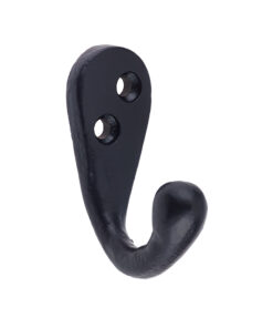 Single Robe Hook - 55mm - Black Antique