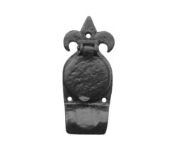 Fleur De Lys Cylinder Cover, Black Antique