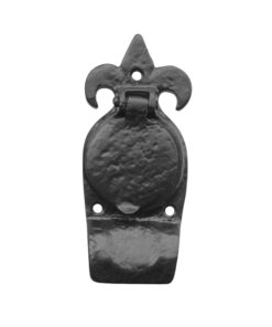 Fleur De Lys Cylinder Cover, Black Antique