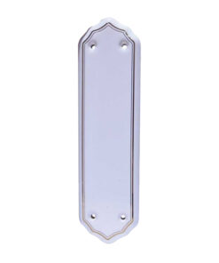 Porcelain Fingerplate (280mm x 78mm), Goldline White