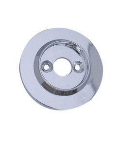 Alternative Backplate Option For Porcelain Mortice Door Knobs, Polished Chrome (sold in pairs)