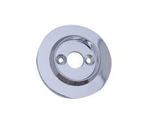 Alternative Backplate Option For Porcelain Mortice Door Knobs, Polished Chrome (sold in pairs)